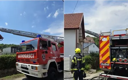 DRAMA U SLAVONIJI: GROM UDARIO U KUĆU I IZAZVAO POŽAR, PROŠIRIO SE NA JOŠ DVIJE KUĆE