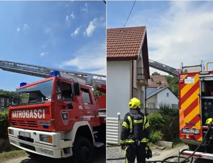 DRAMA U SLAVONIJI: GROM UDARIO U KUĆU I IZAZVAO POŽAR, PROŠIRIO SE NA JOŠ DVIJE KUĆE