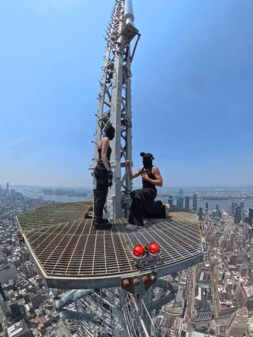 OVO SU RUSI KOJI SU SE POPELI NA VRH EMPIRE STATE BUILDINGA