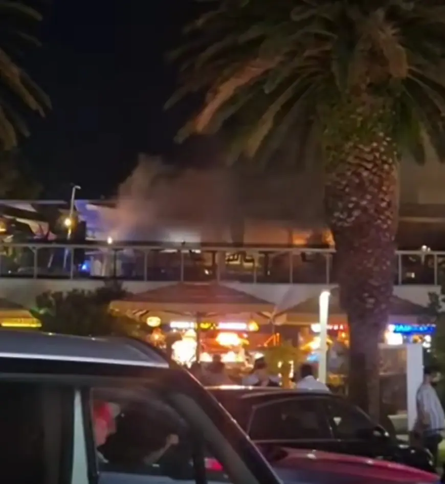 ZAPALIO SE RESTORAN NA SPLITSKOJ RIVI