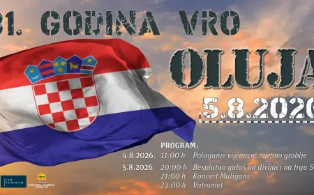 PROGRAM PROSLAVE 31. OBLJETNICE VRO OLUJA U VIRU