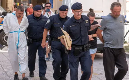 OVO JE ČETVORKA OSUMNJIČENA ZA PODMETANJE POŽARA: POGLEDAJTE SCENE PRIVOĐENJA