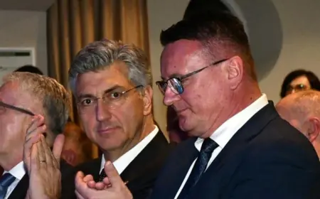 POLICIJA UPALA U ZGRADU HDZ-ove ŽUPANIJE