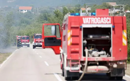 TROJE KANAĐANA IZAZVALO POŽAR U DRNIŠKOM KRAJU. ŽENA UHIĆENA, ZA DVOJE SE JOŠ TRAGA