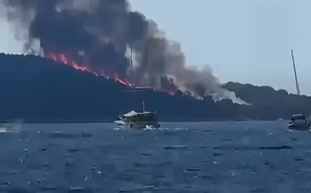 GORI NEPRISTUPAČNA ŠUMA NA PAKLINSKIM OTOCIMA: "ČEKAMO ZRAČNE SNAGE"