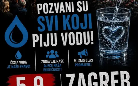 RADETA ORGANIZIRA BESPLATAN PRIJEVOZ IZ ZADRA NA PROSVJED U ZAGREBU: "POZVANI SU SVI KOJI PIJU VODU"