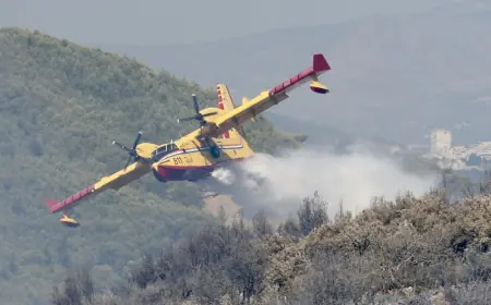 UGAŠEN POŽAR KOD SINJA, IZGORJELO STO HEKTARA