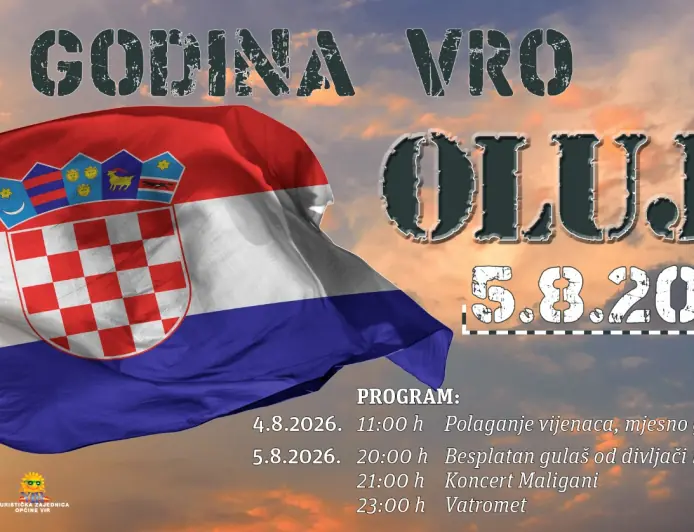 PROGRAM PROSLAVE 31. OBLJETNICE VRO OLUJA U VIRU