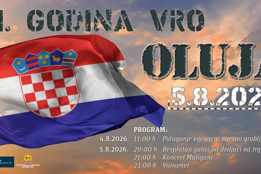 PROGRAM PROSLAVE 31. OBLJETNICE VRO OLUJA U VIRU