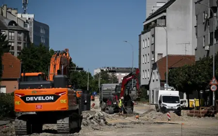 PIJANA POLICAJKA AUTOM SE ZABILA U BAGER U ZAGREBU