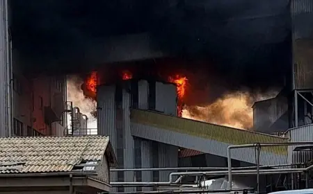 EVO ŠTO JE GORJELO U KUTINSKOJ PETROKEMIJI, OGLASIO SE I STOŽER CIVILNE ZAŠTITE