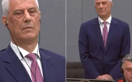 THACI OSUĐEN NA 25 GODINA ZATVORA: OVAKO JE REAGIRAO KAD JE ČUO PREUDU