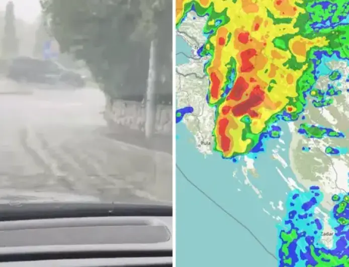 DHMZ DIGAO ALARM: DVIJE REGIJE NA UDARU ZBOG GRMLJAVINSKIH NEVREMENA I OLUJNOG VJETRA