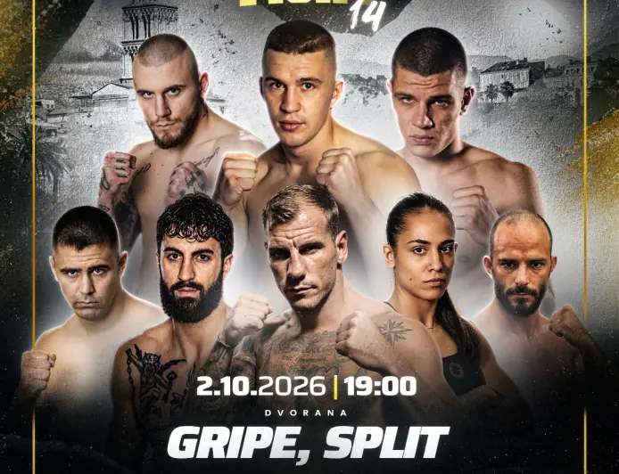 DVA POJASA, 12 BORBI I SPEKTAKL NA GRIPAMA. ARENA GOLDEN FIGHT 14 STIŽE U SPLIT!