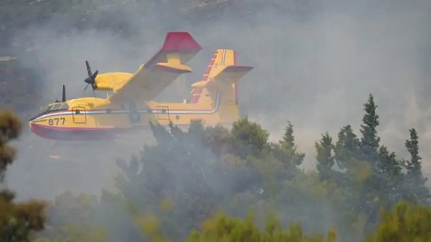 LOKALIZIRAN POŽAR NA PODRUČJU SLIVNA, OPOŽARENO 145 HEKTARA