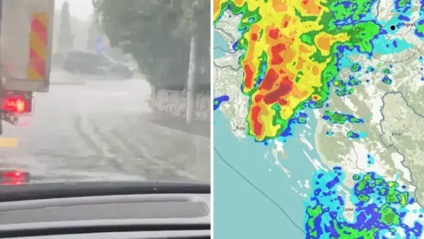 DHMZ DIGAO ALARM: DVIJE REGIJE NA UDARU ZBOG GRMLJAVINSKIH NEVREMENA I OLUJNOG VJETRA