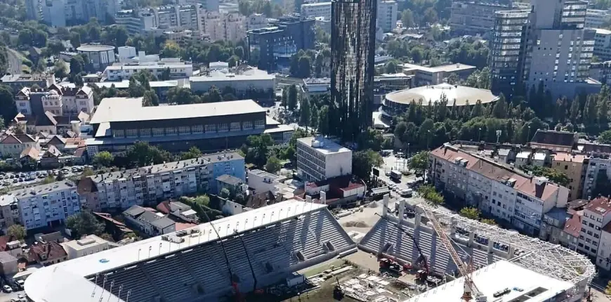 SPEKTAKULANE SNIMKE IZ ZRAKA NOVOG STADIONA U ZAGREBU