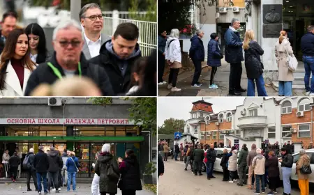 KAOS NA BIRALIŠTU U SRBIJI: ČLANICA BIRAČKOG ODBORA DOBILA PLJUSKU, UPALO 30 MASKIRANIH MUŠKARACA