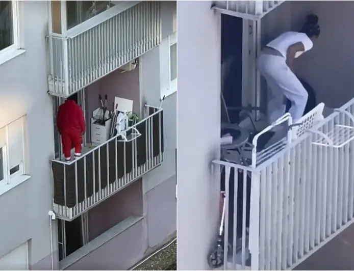 LJUDI SE POPELI NA BALKON I SPASILI ZLOSTAVLJANOG PSA, A ZLOSTAVLJAČA ČEKA ŠOK: "LETI S POSLA!"
