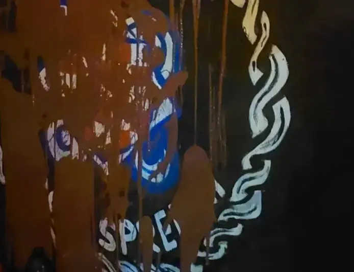 HOS-ov MURAL U RIJECI OSVANUO ZALIVEN CRVENOM BOJJOM, OGLASILI SE ODGOVORNI